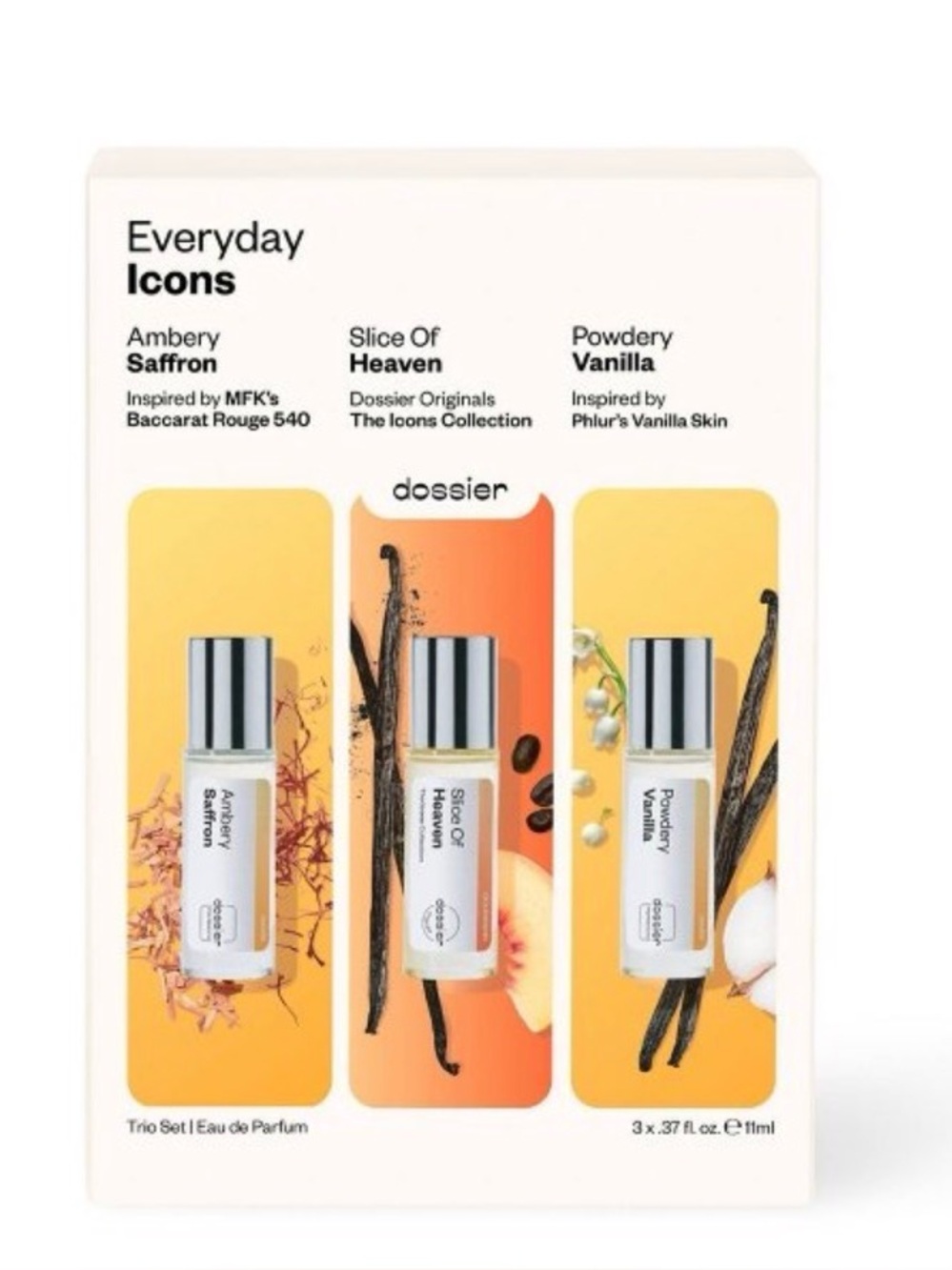 NEW Women's dossier Everyday Icons Trio